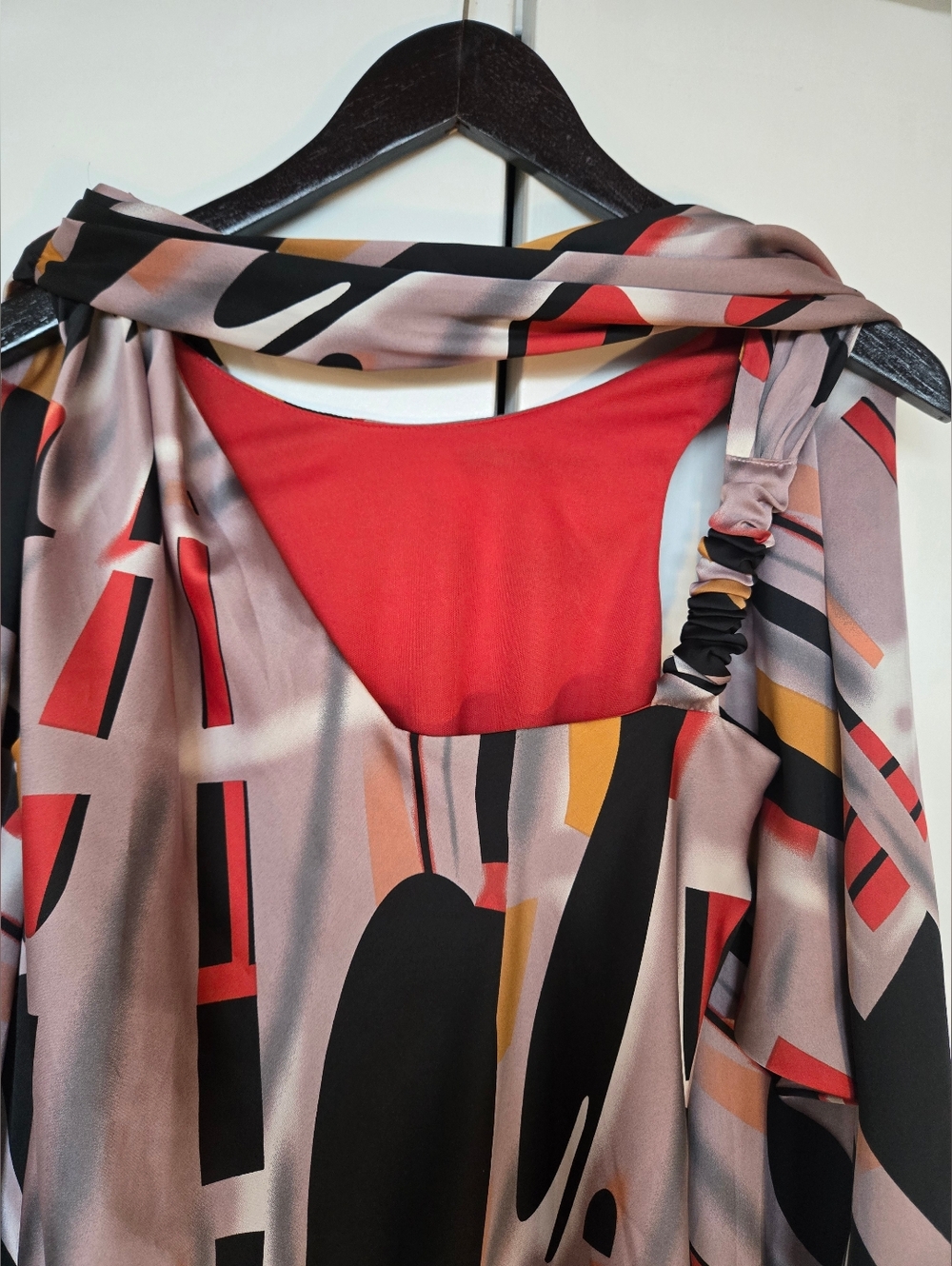 BCBGMAXAZRIA Sleevless Coctail Dress  With Big Tie  Attached Size S - Picture 11 of 16